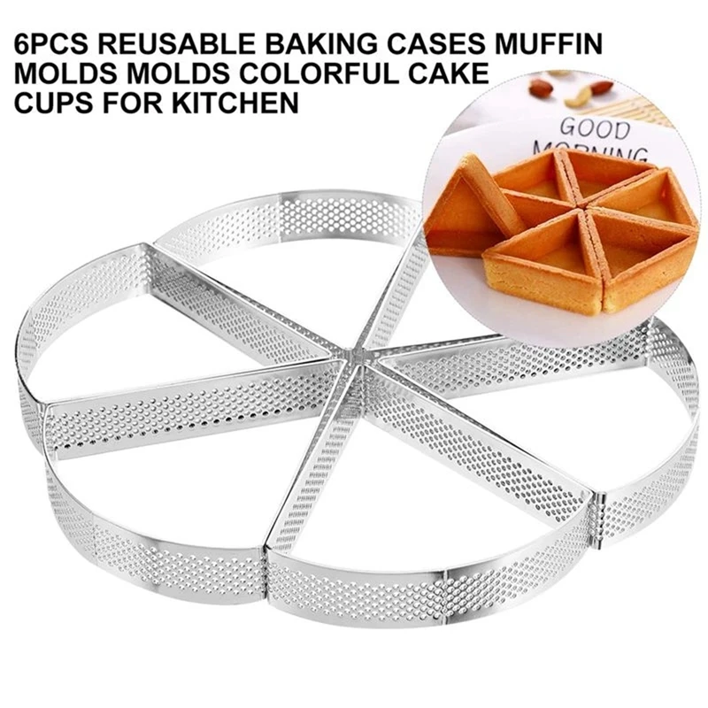 Многоразовая трехугольная форма для мусса пирога кольцо из нержавеющей стали