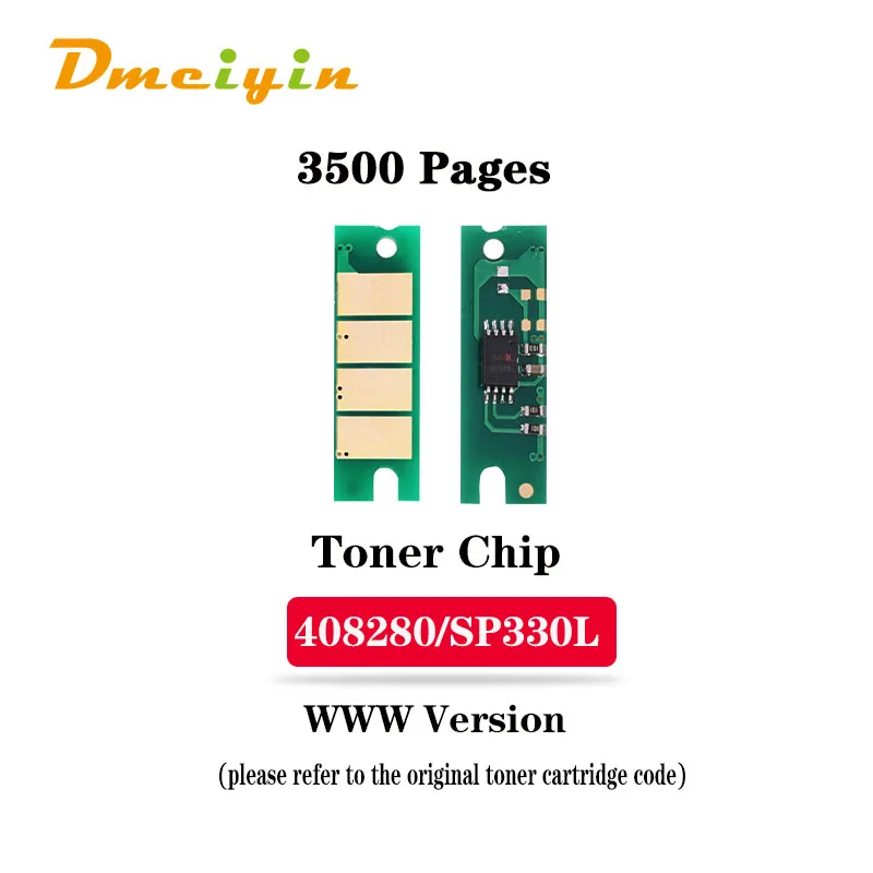 

for Ricoh 330DN/330SN/330SFN Toner Chip WW Version 408280/SP330L/408283/SP330H