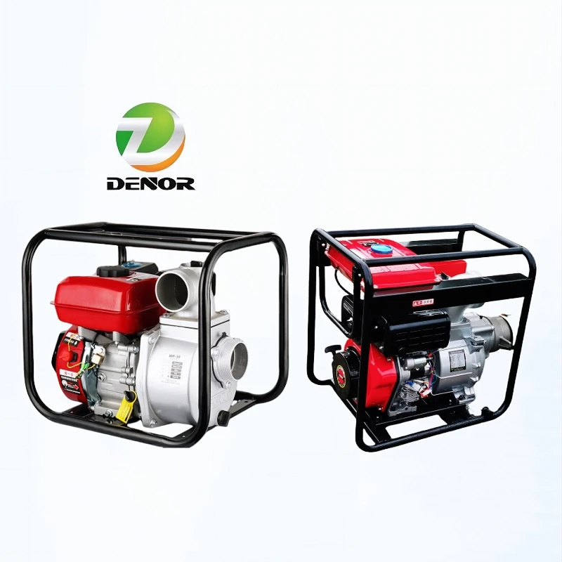Бензиновый водяной насос для орошения Wp40 мощность 9 л.с. 4 дюйма