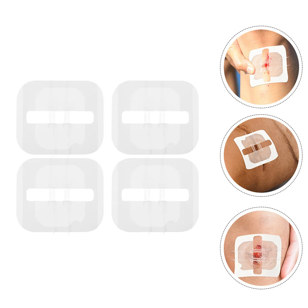 

4Pcs Portable Practical Safe Convenient Zip Stickers Emergency Wound Closures