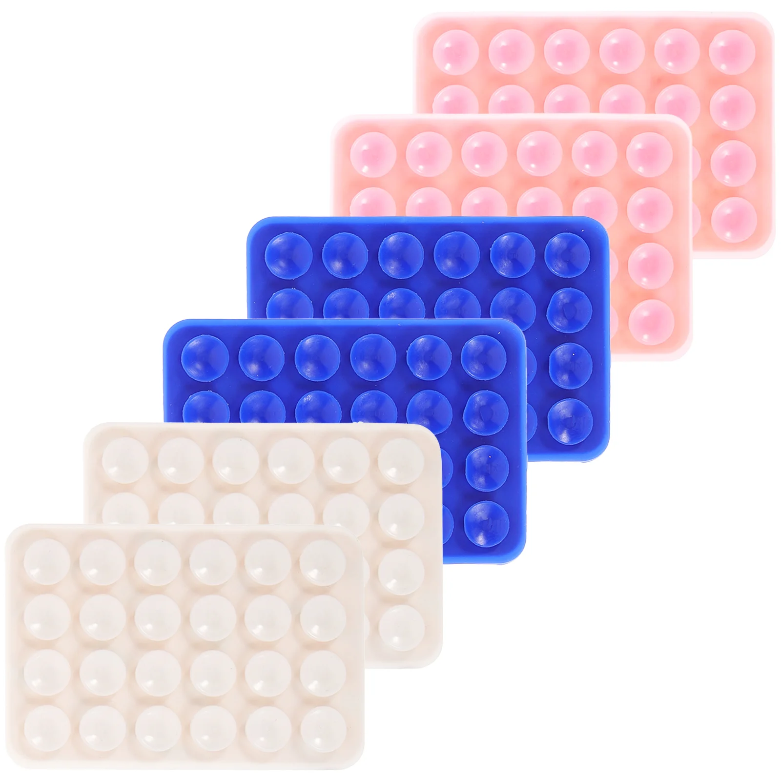 

6pcs Suction Cup Phone Holders Silicone Suction Cup Phone Mount Tablet Mobile Accessory Holders