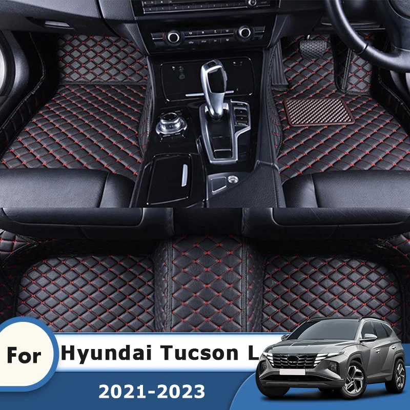 

Автомобильные коврики RHD для Hyundai Tucson L 2021 2022 2023, автомобильные коврики, аксессуары для интерьера автомобиля, водонепроницаемые автомобильные коврики на заказ