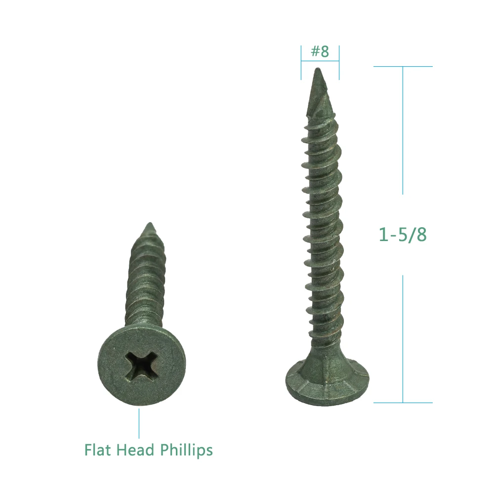 30/40 шт. саморез с плоской головкой покрытием Ruspert высокой и низкой резьбой винты