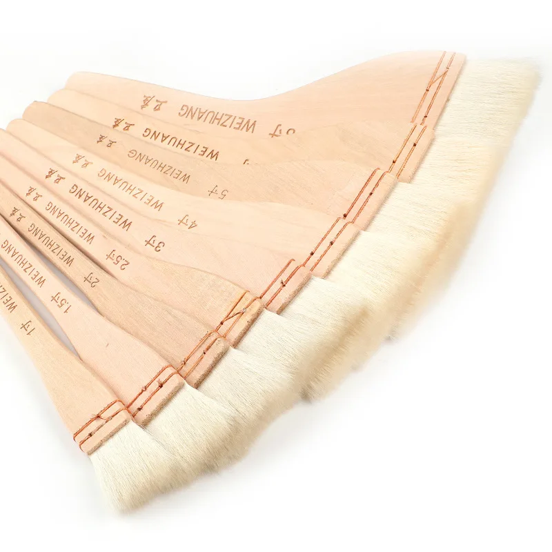 

Кисти из козьей шерсти с деревянной ручкой для рисования стен, 10 размеров