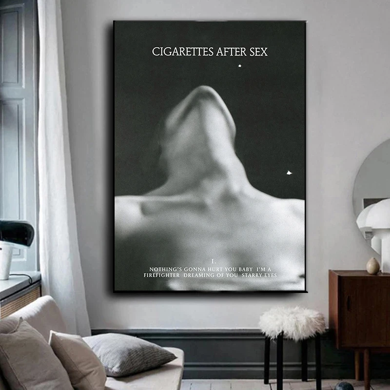 Современные женские сигареты после секса черные картины на холсте постеры и