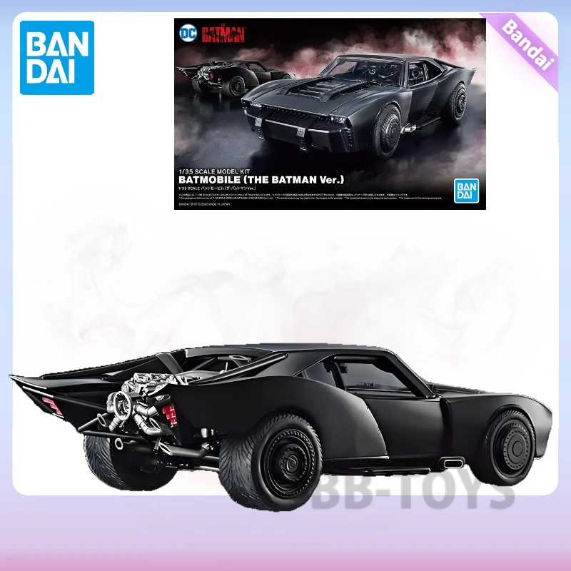 В наличии Оригинальная аниме-фигурка Bandai 1/35 BATMOBILE THE BATMAN VER. Фигурки игрушки