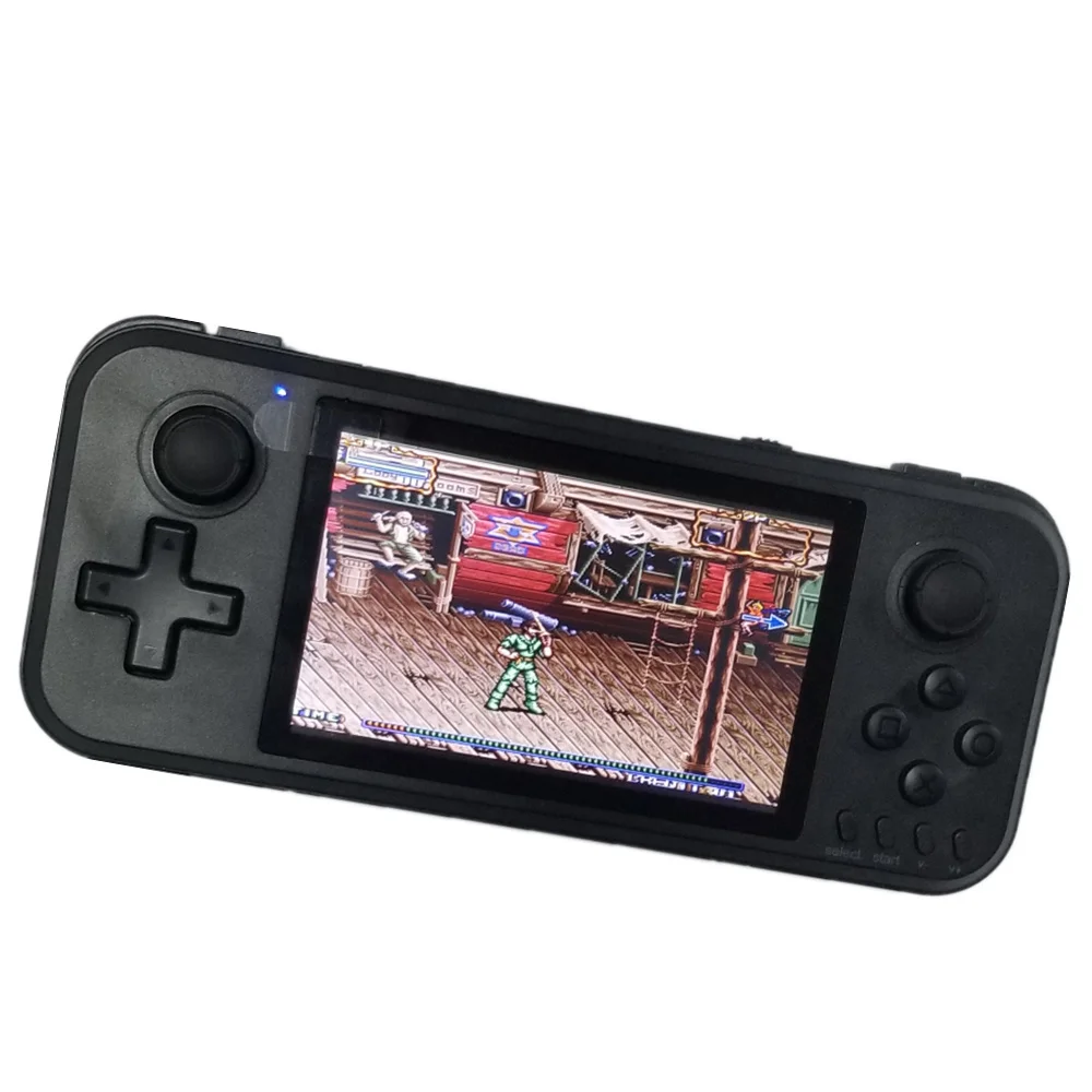 

2023 New Q400 Quad-core 4-inch portable handheld game console retro game 32/64GB, ps1/Mame/Cps/Snes 7000 free game Rushed