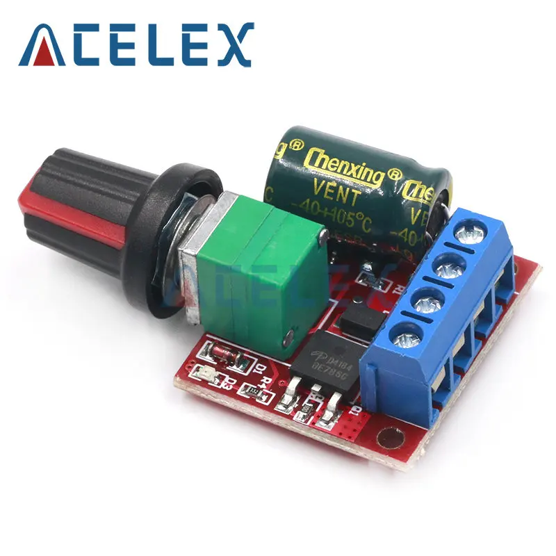 5A 90W PWM 12V Φ Module 4 5 V-35V Регулируемый регулятор скорости переключатель регулятора 24V |