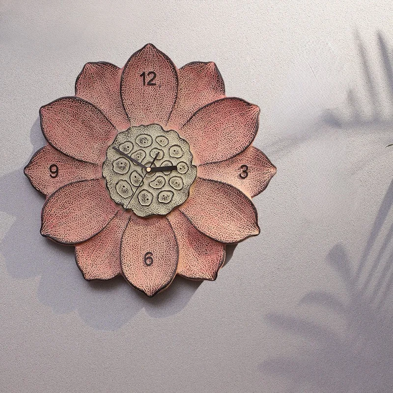 

Домашний декор, настенные часы в китайском стиле, креативные простые винтажные стильные настенные часы, роскошная гостиная, художественное...