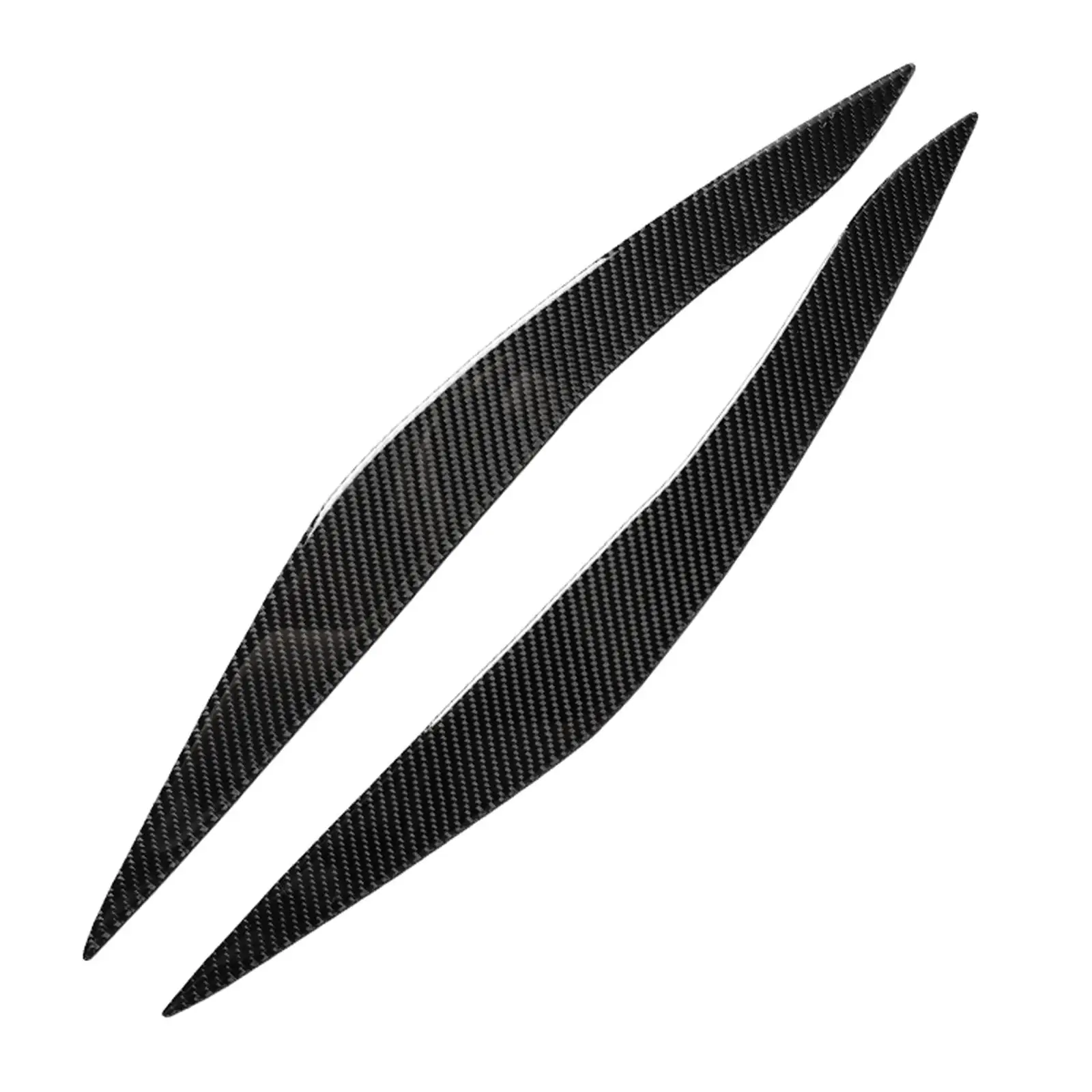 

2x Headlight Eyebrow Eyelid Cover Replaces for BMW 5 Series 2011-2017