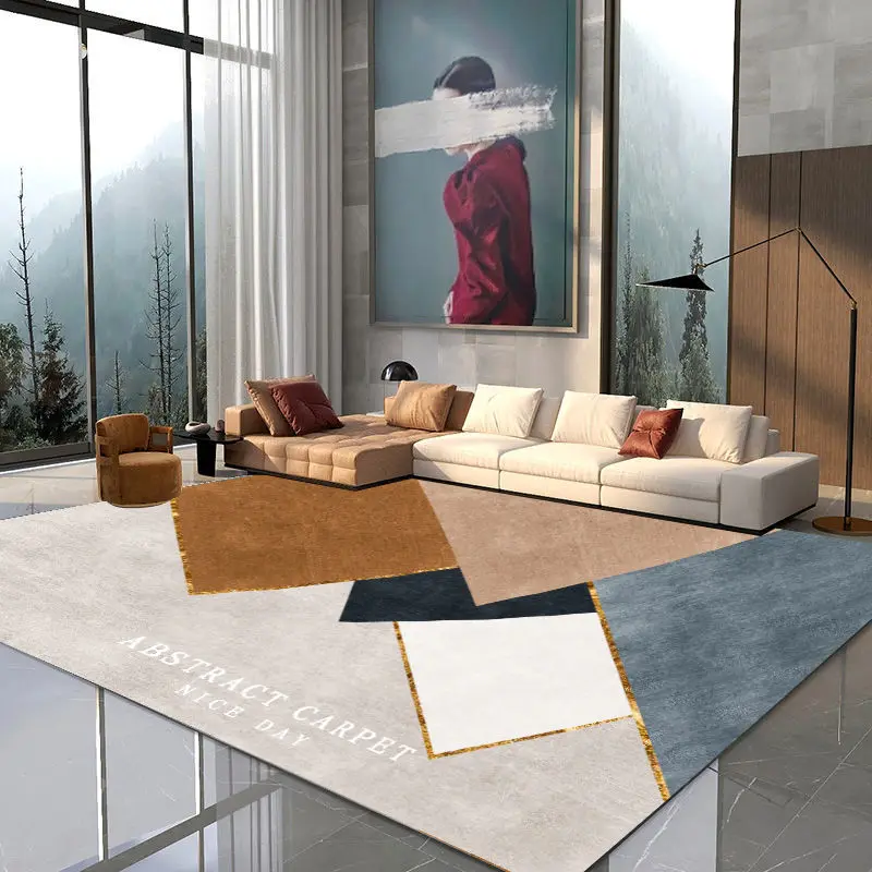 

Luxury Carpets for Living Room 3D Geometric Pattern Bedroom Carpet Lounge Rug Children Carpet Area Rug Large Entrance door mat