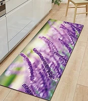 lavender absorbent anti slip starter mat long strip floor mat kitchen mat bedroom living room carpet hallway balcony long rug