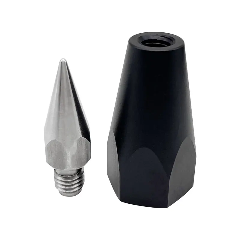 

AdirPro Lightweight Sharp Pole Sharp Point With Replaceable Tip 5/8 Female Internal Thread Connector Surveying
