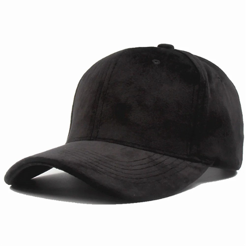 

Fashion Snapback Baseball Cap Women Gorra Street Suede for Ladies Black Grey Hip Hop Hat
