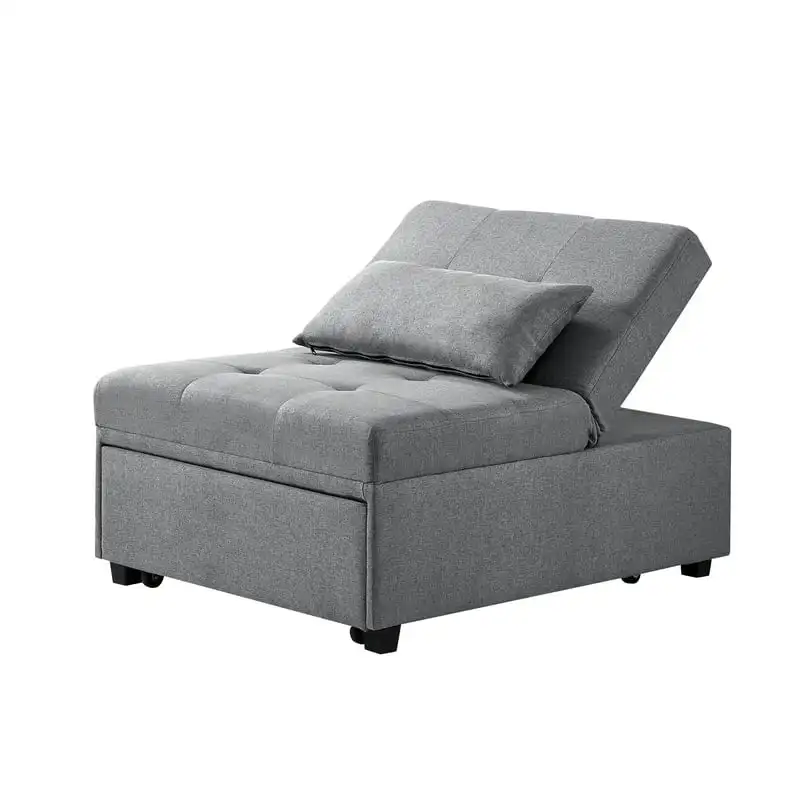 

Convertible Lounge Chair, Gray