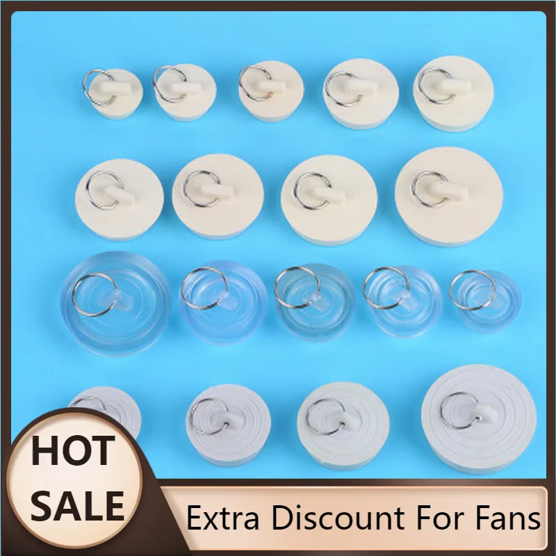 

NEW Fashion Kitchen Bath Tub Sink Water Stopper Silicone Floor Drain Plug Laundry Bathroom Sink Bathtub Drains Washroom Supplies