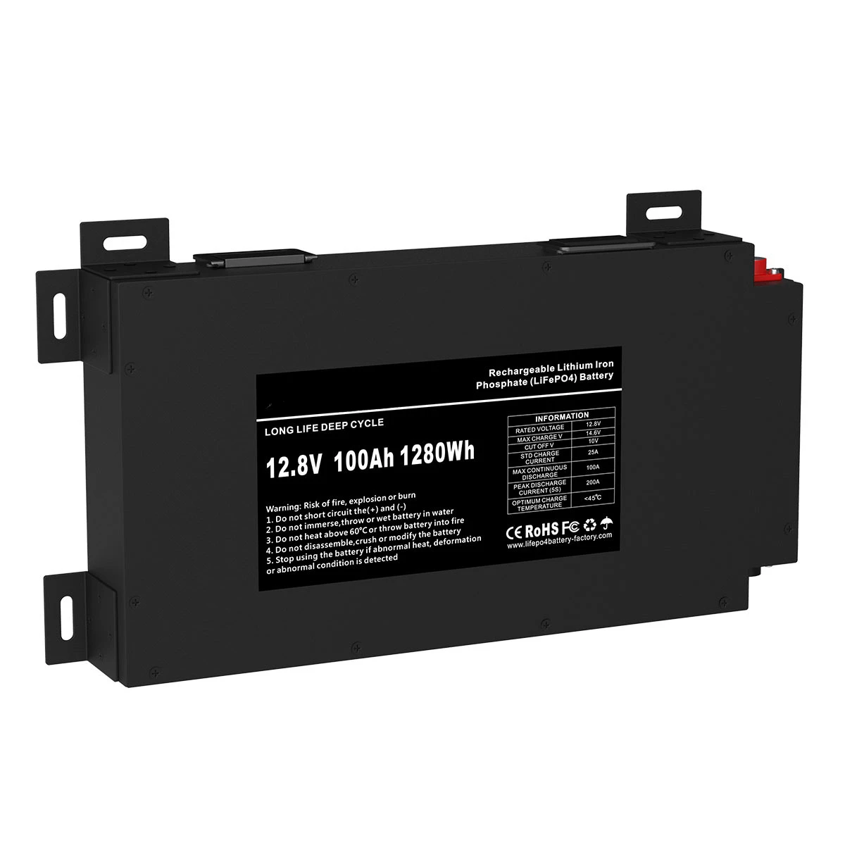 Литиевая батарея Cyclenpo 12 В 100 Ач 200