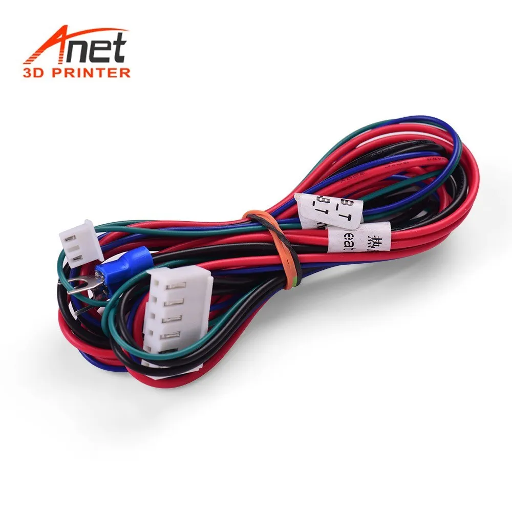 

Обновленный кабель для подогревающейся платформы Anet 18AWG, линия горячего подогрева, длина провода тепловой платформы 90 см/35,4 дюйма для