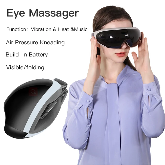 

Small manual heat massage eye roller rod vibration massage eye