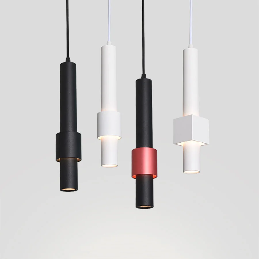 

Creative Luxury Long Tube LED Pendant Light Restaurant Bar Pendant Lamps Restaurant Kitchen Shop Island Hanging Light