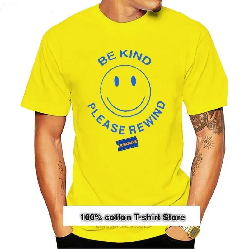 

Camiseta desgastada Retro, divertida, rebobinada, vídeo, Be Kind