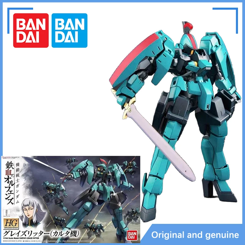 В наличии Bandai Original Gundam Kit Аниме Фигурка HG 1/144 МАСШТАБ МОДЕЛЬ CARTA'S GRAZE Фигурки
