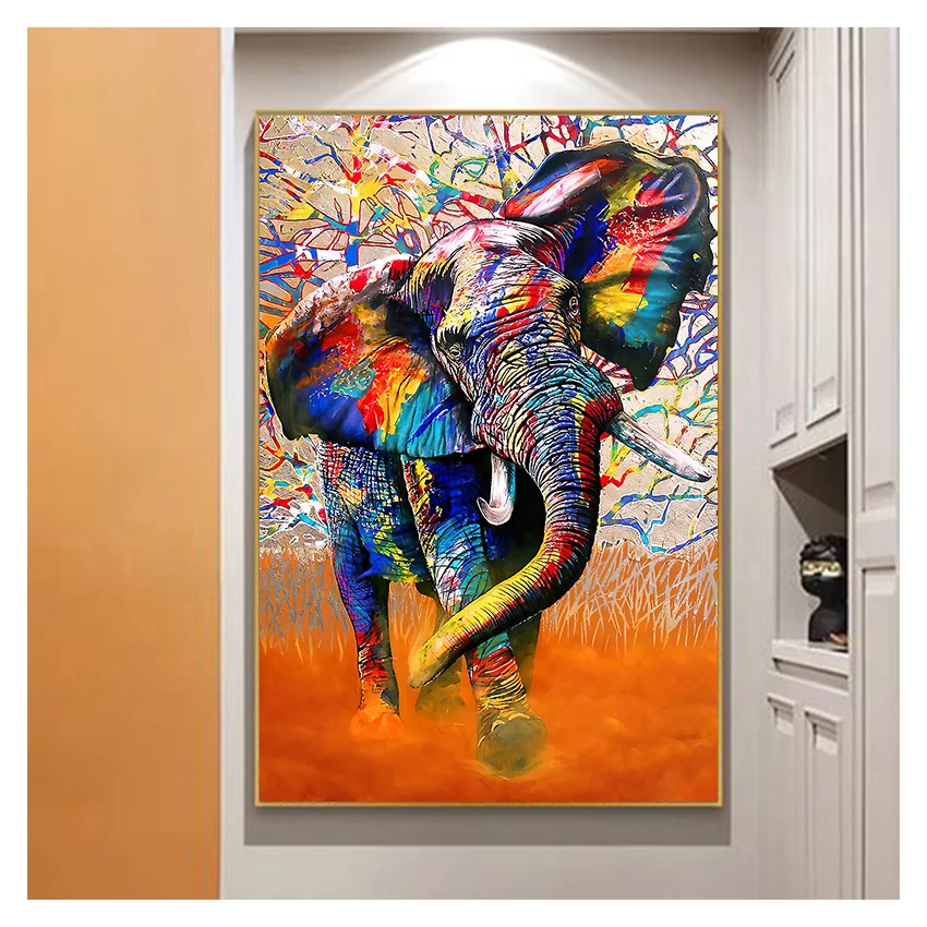 Красочные граффити художественные постеры и принты настенное искусство