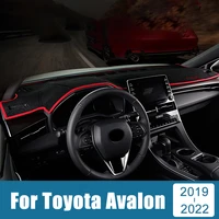 for toyota avalon 2019 2020 2021 2022 xx50 car dashboard avoid light pad instrument platform desk cover mat carpets accessories