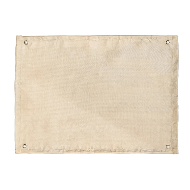 

1PC Fire Extinguishing Blanket Glass Coated Heat Insulation Pad For Outdoors Picnic Barbecue