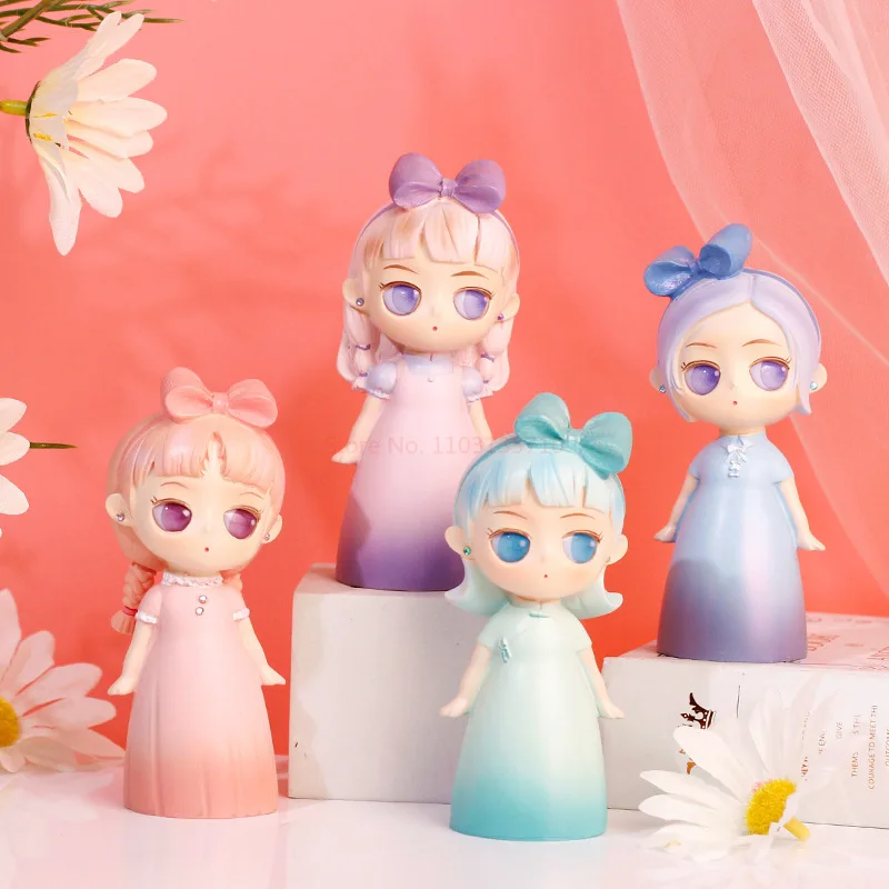 

Mermaid Emblem Audio Blind Box Handmade Desktop Resin Trendy Toy Car Decoration Cute Creative Decoration Children's Gift