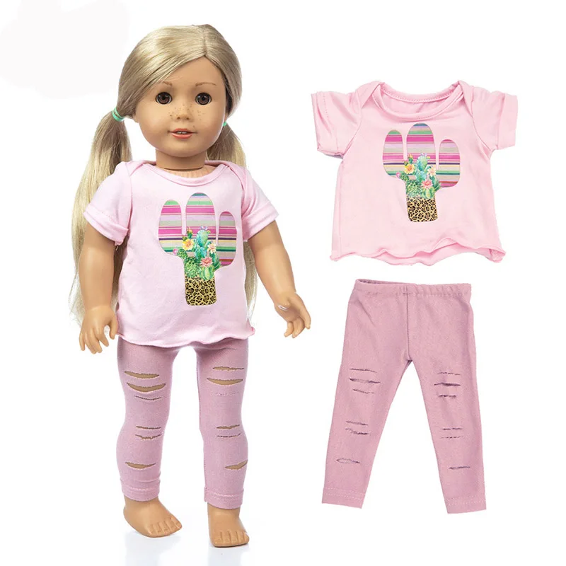 

Pink Suit Suit Fit for American Girl Doll Clothes 18-inch Doll , Christmas Girl Gift
