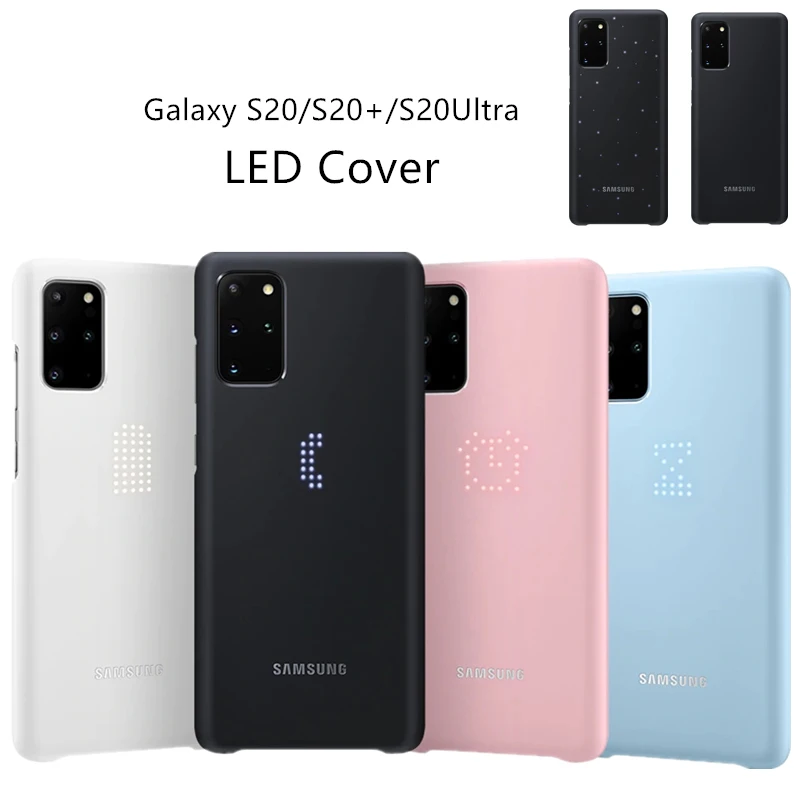 

Original Samsung Smart LED Back Cover Case For Samsung Galaxy S20 Plus S20 Ultra S20+ 5G Phone Cases EF-KG980