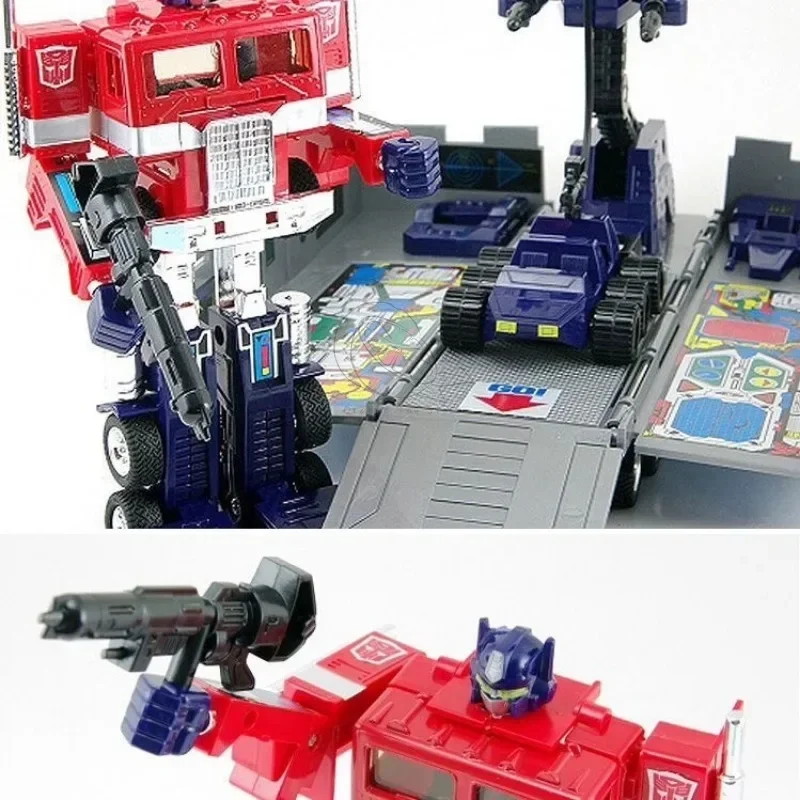 Фото В наличии игрушки-трансформеры Classic G1 Reissue 84-86 KO Autobot Commanoer Optimus Prime аниме фигурки игрушки-роботы подарки хобби №5