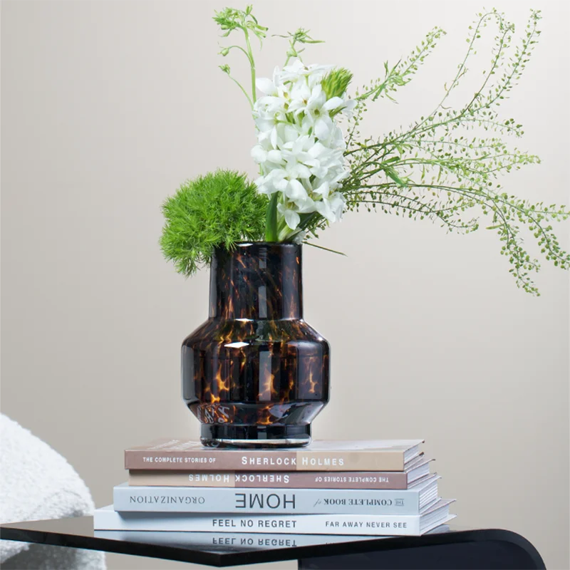 

Modern Decorated Flower Vase Glass Hydroponics Vase Decoration Terrarium Flower Arrangements Pots De Fleurs Vintage Decor