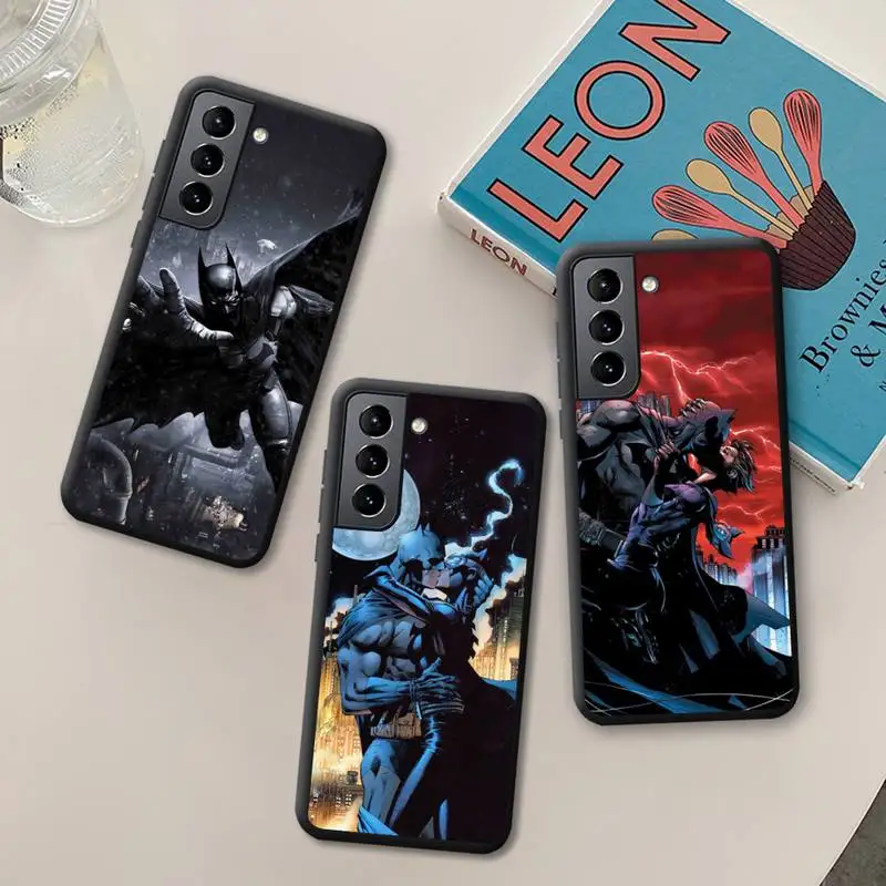 

DC SuperHero Batman Catwoman Phone Case Silicone Soft for Samsung Galaxy S21 Ultra S20 FE M11 S8 S9 Plus S10 5G lite 2020