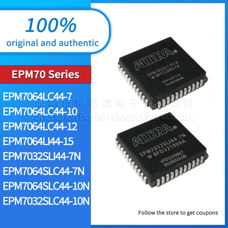 Оригинальный оригинальный EPM7032SLI44 EPM7064LC44 EPM7064LI44 EPM7064SLC44-10N EPM7032SLC44-10N 7N 7 10 12 15