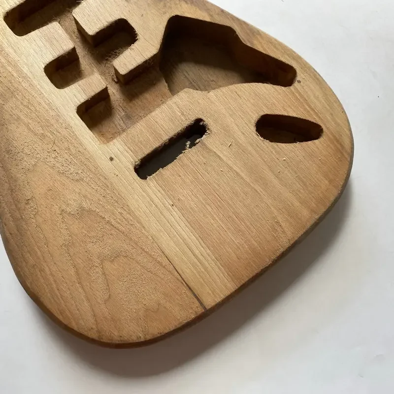 FB325 Натуральное твердое ольха мосты тремоло корпус электрогитары для 6-струнной