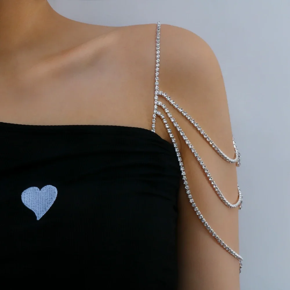 Stonefans 1 шт. подвеска в виде цветка плечевой ремень Женская Роскошная бижутерия