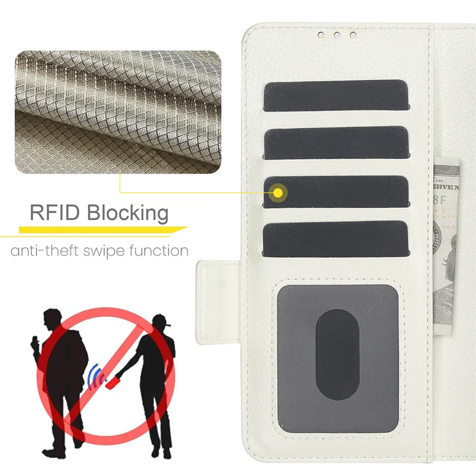 Кожаный флип-кошелек с держателем для карт чехол телефона Samsung Galaxy Z Fold 5 4 3 Fold5 Fold4