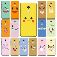 bandai pokemon phone case for redmi note 8 7 9 4 6 pro max t x 5a 3 10 lite pro