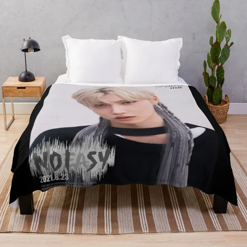 

Детское одеяло Stray Kids - Felix-kpop, очень большое декоративное покрывало для дивана