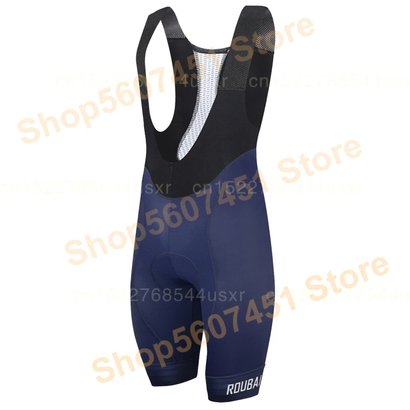 

Roubaix Cycling Bib Shorts Blue And Black Cycle Bottom 2022 New Breathable Technology Non-slip Webbing Short 9D Gel Pad Pants