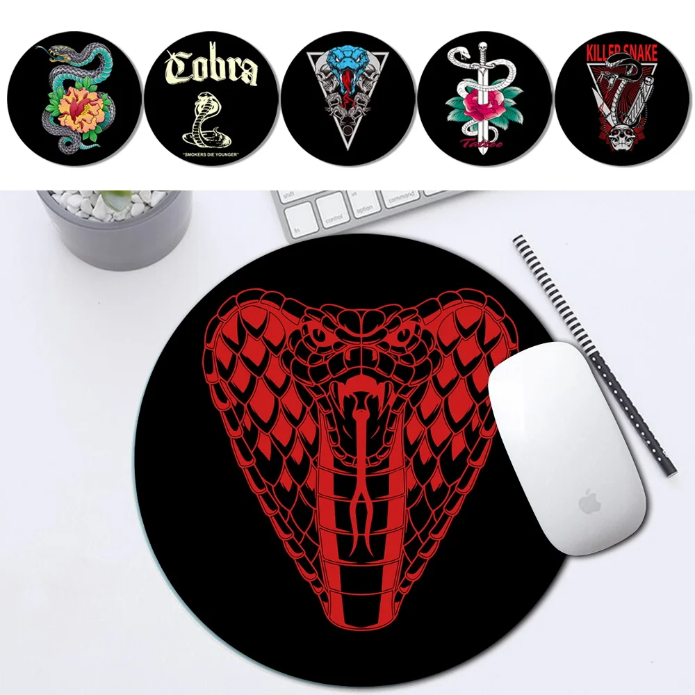 

Trend Style Cobra Print Mouse Pad for Gaming Laptop Computer Desk Mat Mouse Pad Table Mat Office Desk Set Accessories Macbook