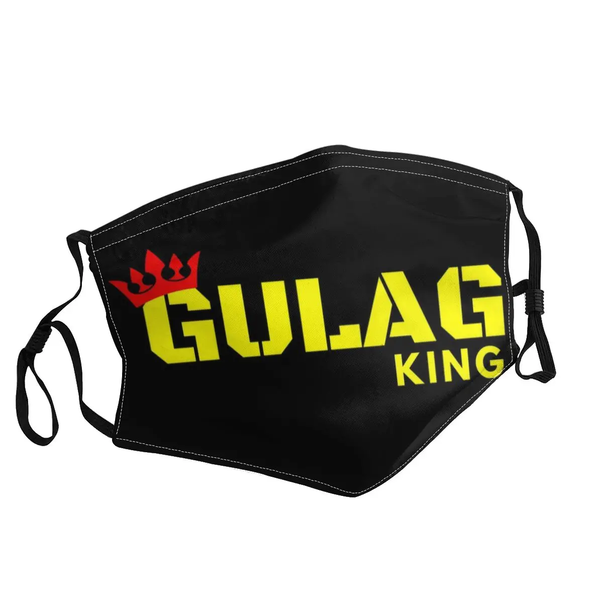 

Многоразовая желтая маска для лица Gulag King для взрослых, унисекс, защита от пыли и вызова, респиратор, маска для рта