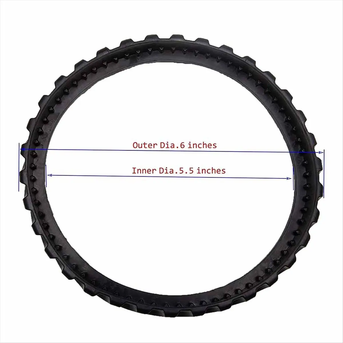 Фото Комплект из 4 сменных резиновых гусениц для Zodiac Mx8 Elite, Mx6 Elite, Mx8, Mx6 (R0526100) №1