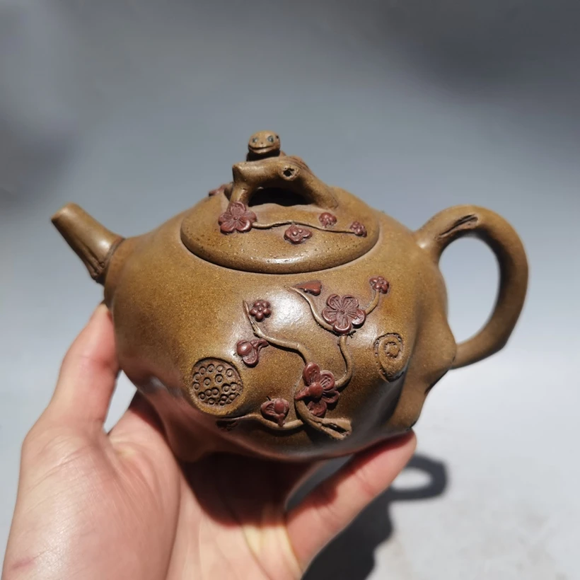 

Китайская глина для весенней кастрюли Yixing, Зеленая глина для династии Цин, система Qianlong Year 450CC