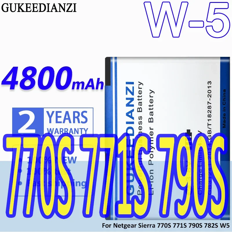 Аккумулятор большой емкости 4800 мАч для Netgear Sierra 770S 771S 790S 782S W5 W-5 аккумулятор