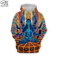 2022 newfashion trippy buddha mandala psychedelic harajuku 3dprint menwomen streetwear pullover casual funny jacket hoodies a4