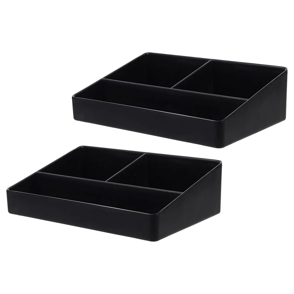 

2 Pcs Coffee Storage Box Tea Bag Organizer Bags Packet Container Restaurant Seasoning Sugar Holder