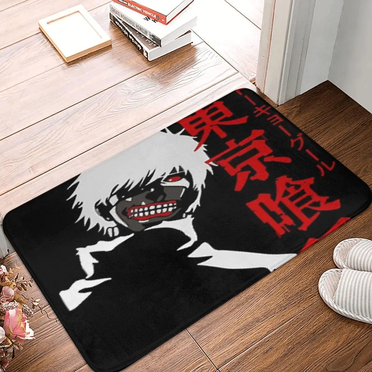 

Tokyo Ghoul Adventure Anime Bath Mat Black In Devill Doormat Kitchen Carpet Outdoor Rug Home Decoration